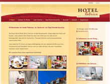 Tablet Screenshot of hotel-fabrice.de